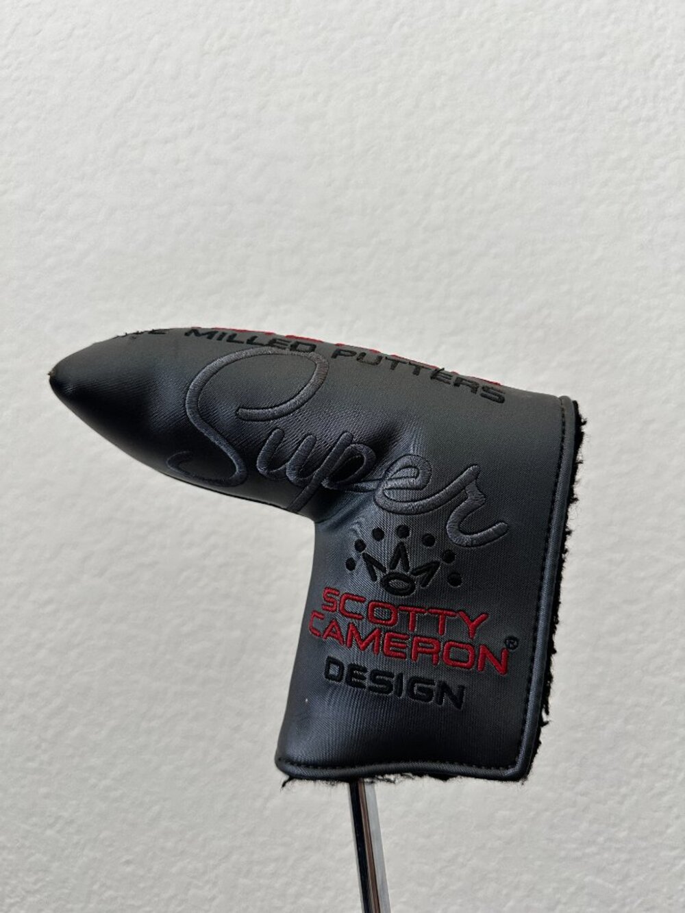 Scotty Cameron Super Select Black Leather Blade Golf Putter Headcover